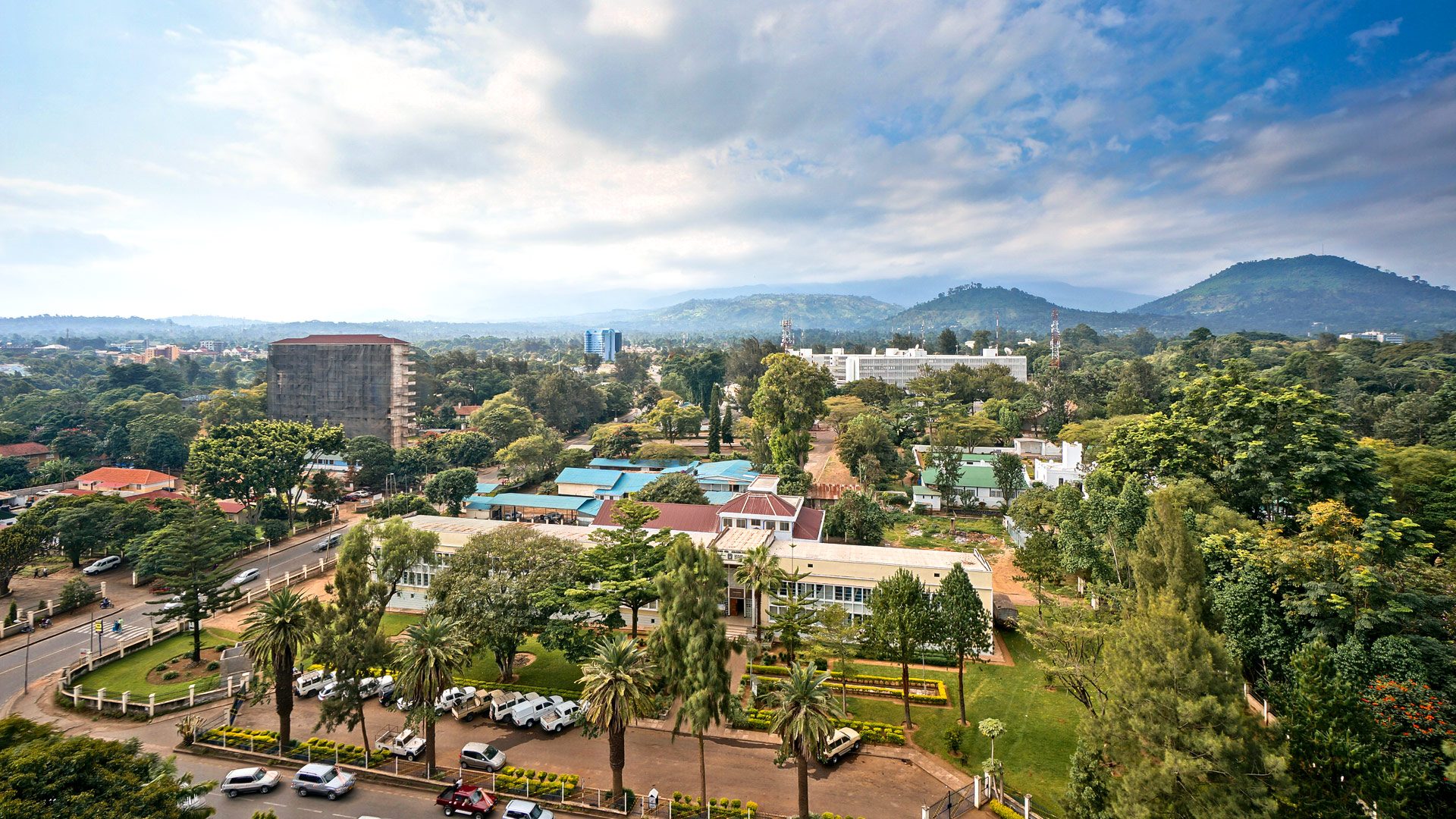 Arusha National Park gateway near Mount Meru