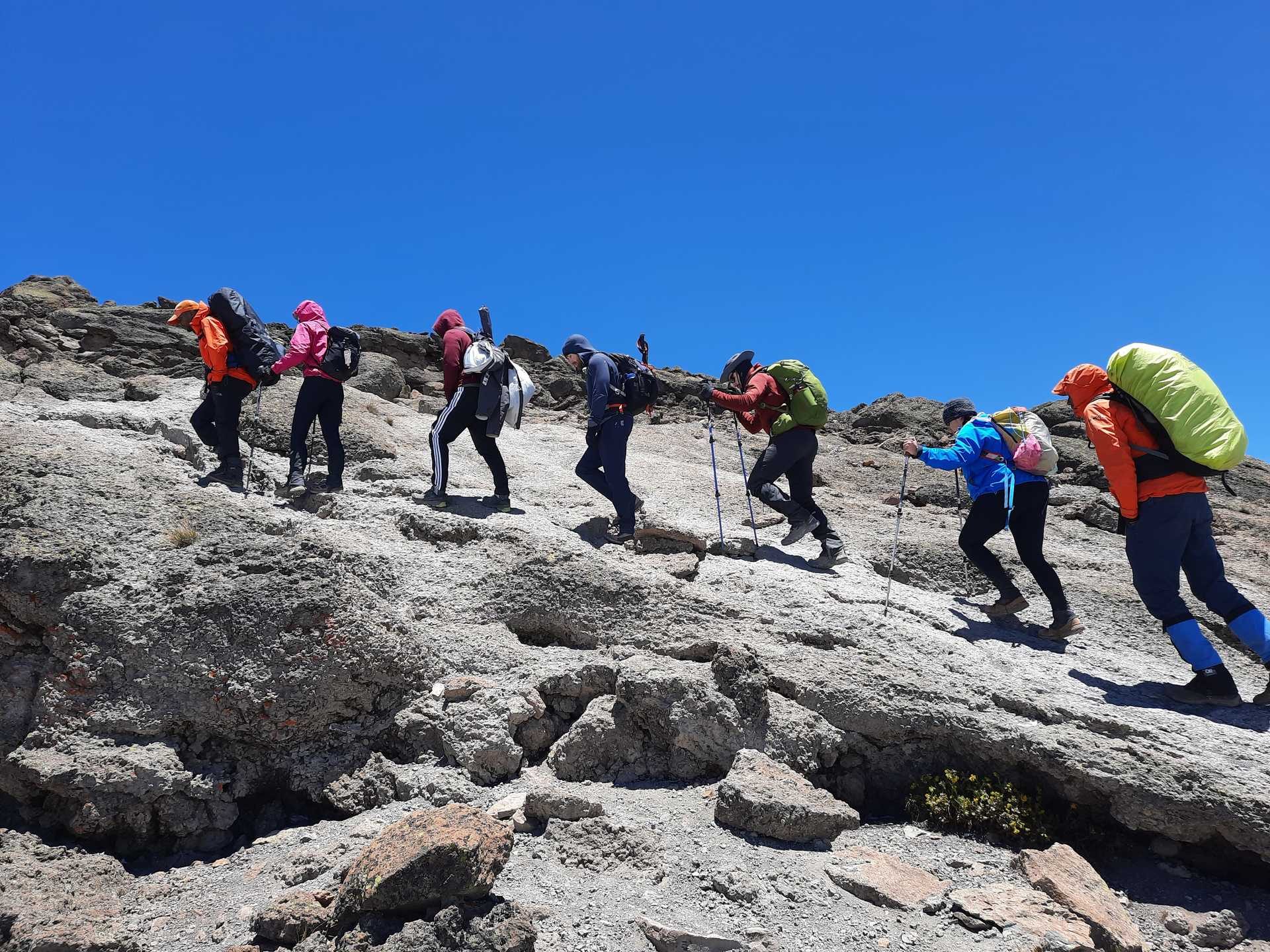 Lemosho route Kilimanjaro landscape