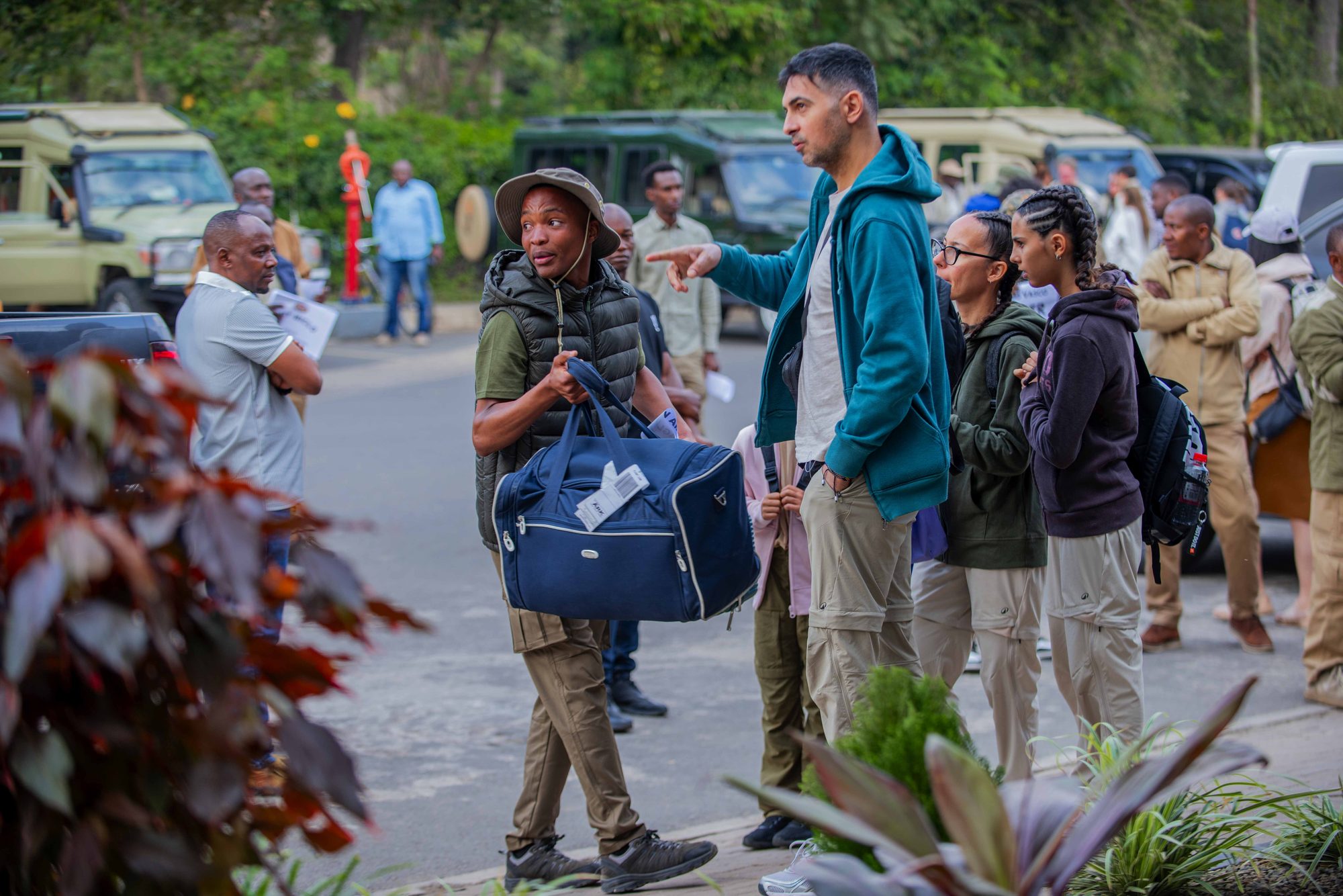 A family ready to begin their Wilderness Moments adventure