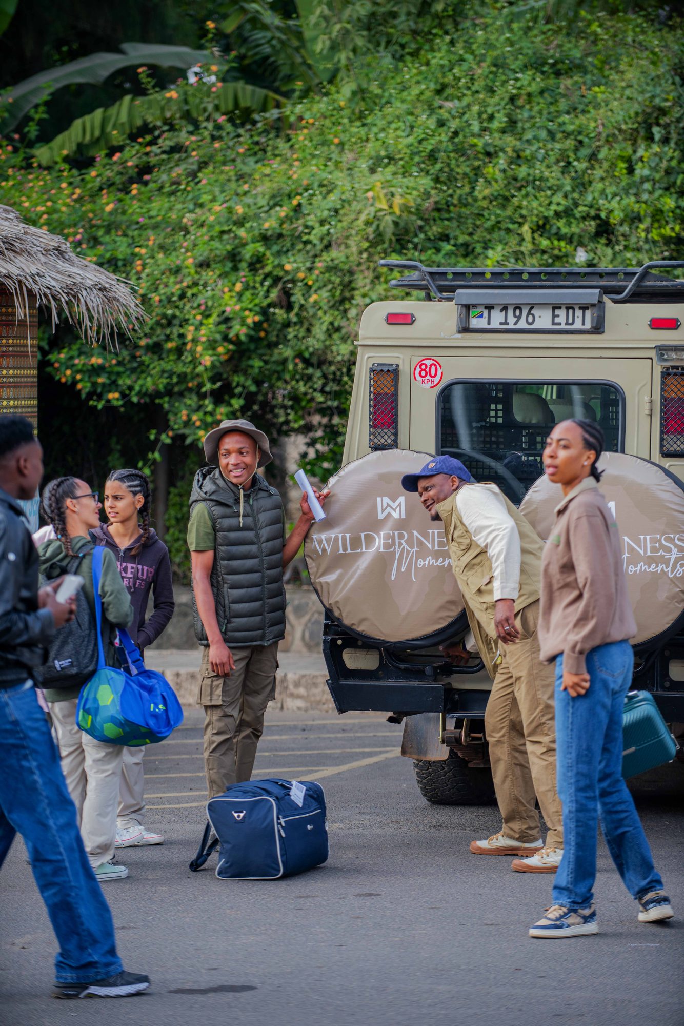 A candid moment during the morning welcome