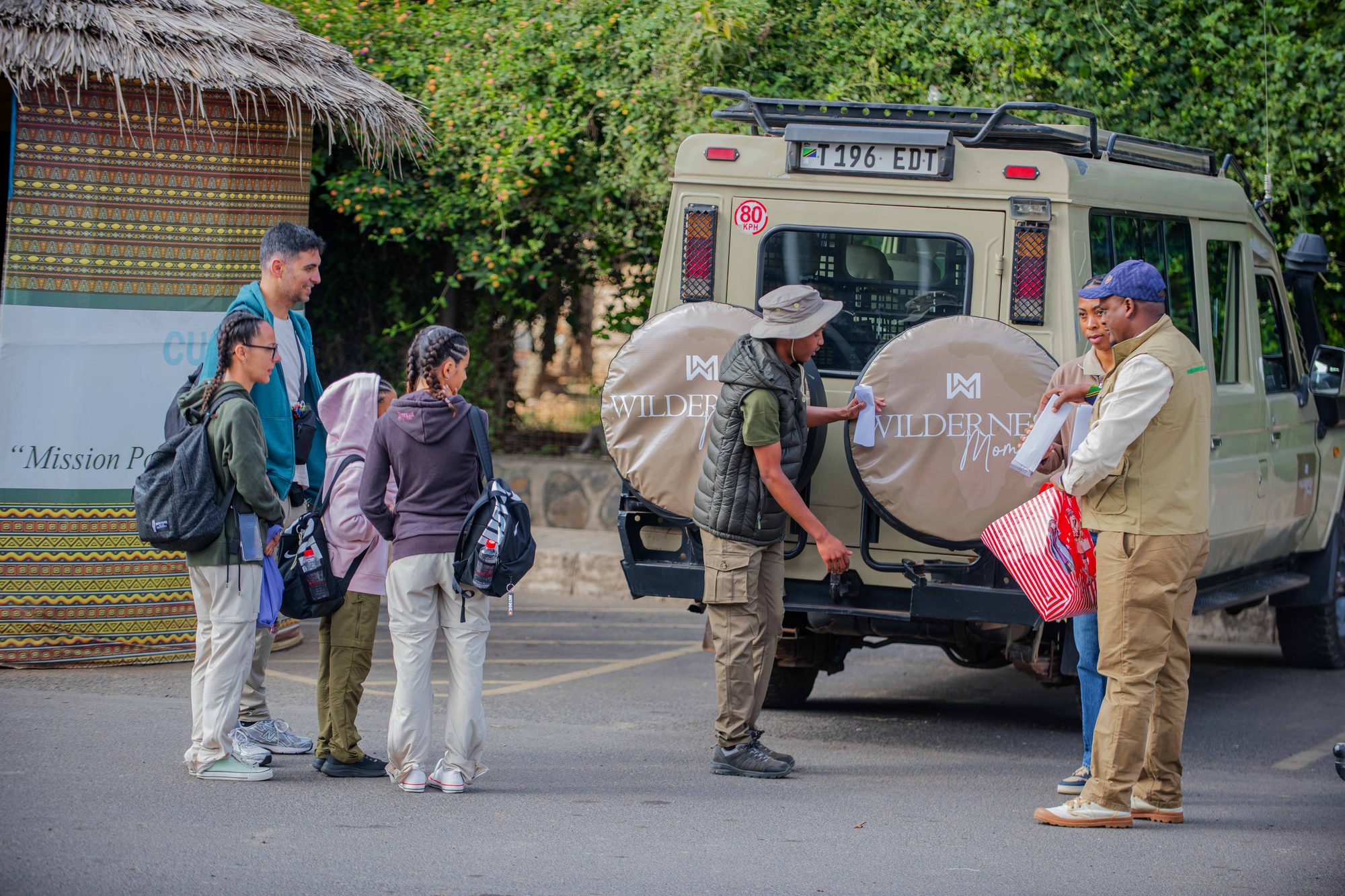Our team helping guests with their luggage on arrival