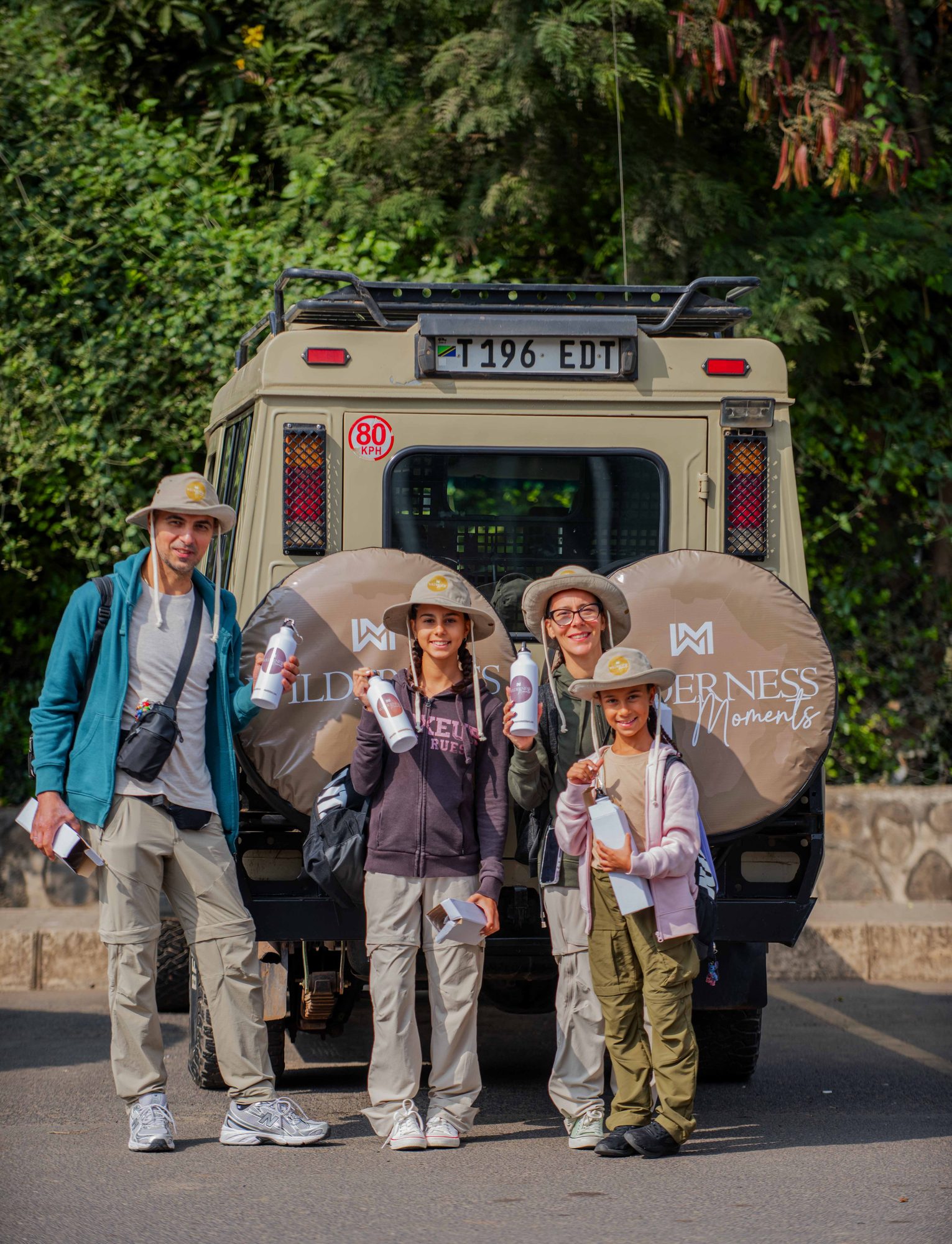 A relaxed moment with our guide before setting off